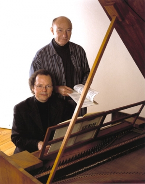 Van Egmond and Slowik at the Smithsonian’s ca. 1830 Graf fortepiano