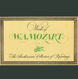 LP cover for Works of Mozart